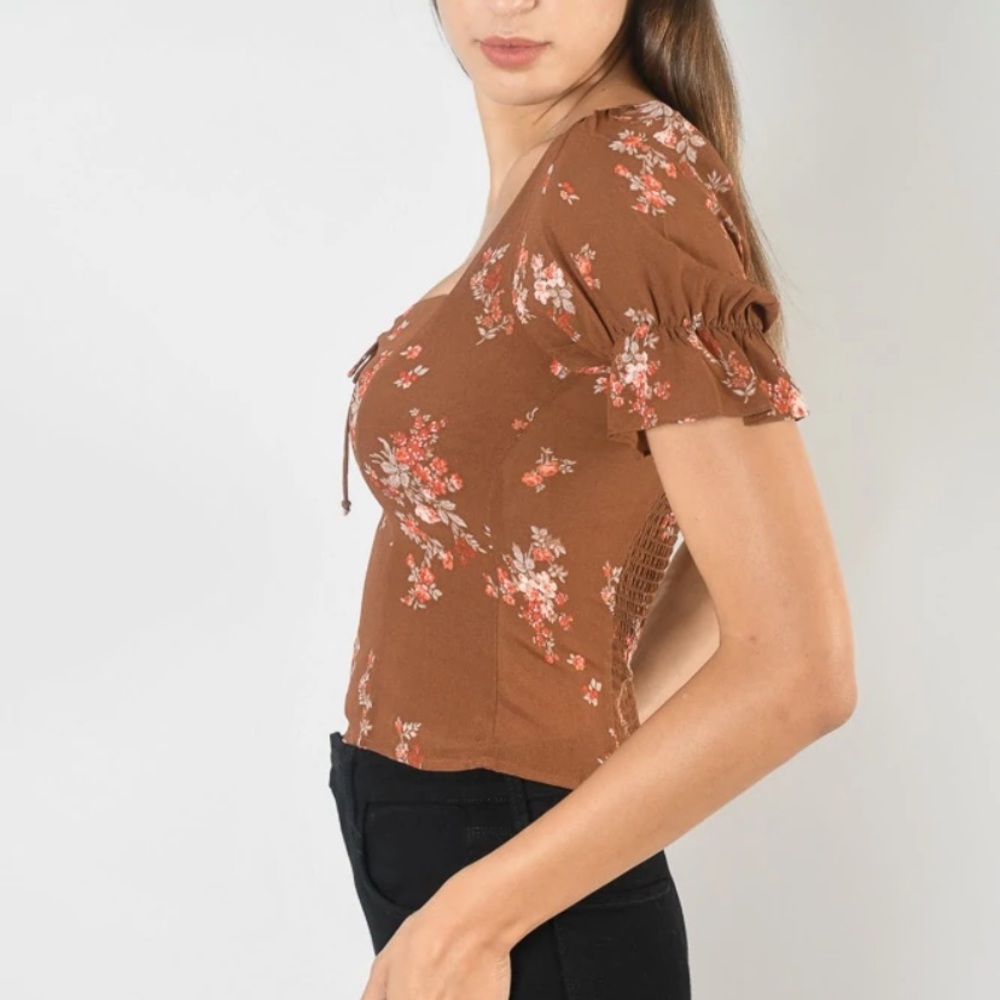NWT reformation floral top